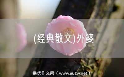 易優(yōu)作文網(wǎng)——(經(jīng)典散文)外婆