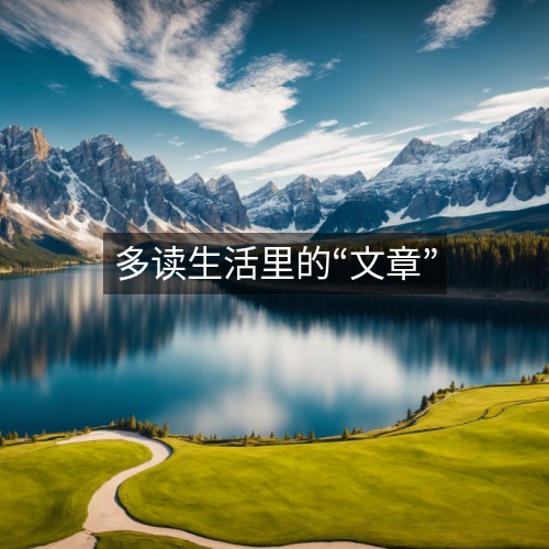 多讀生活里的“文章”