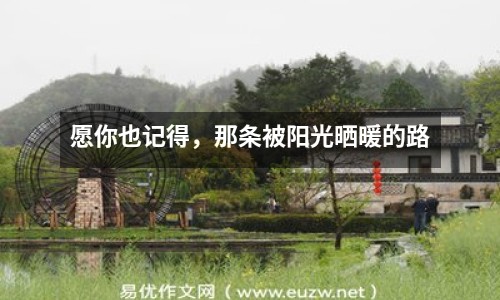 愿你也記得，那條被陽(yáng)光曬暖的路