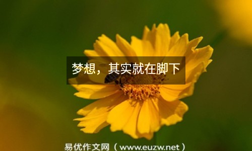 夢(mèng)想，其實(shí)就在腳下