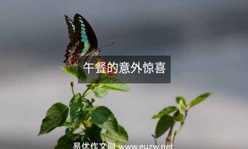 午餐的意外驚喜